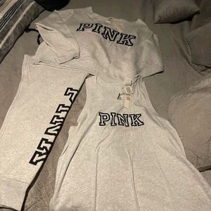 COPY - VS Pink sweatsuit NWT. Joggers have pockets and drawstring